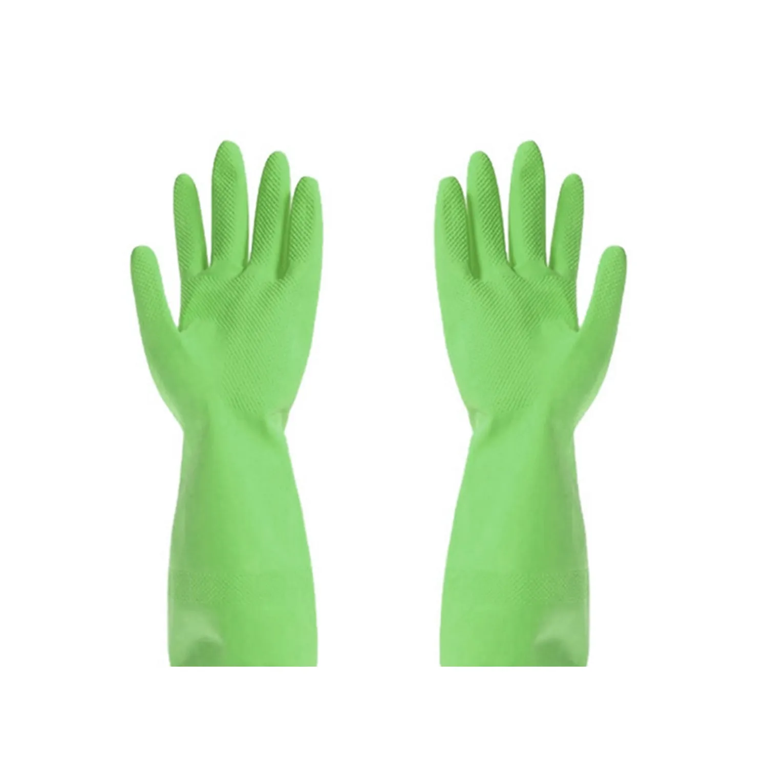 0653 Multipurpose cleaning rubber hand gloves (green) 1 PC