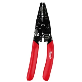 10-28 AWG Multi-Purpose Dipped Grip Wire Stripper & Cutter w/ Reinforced Head