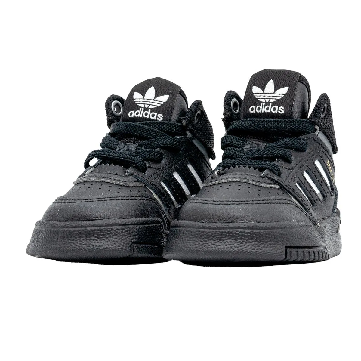 Adidas Originals Drop Step Sneakers Leather Black Colour For Kids