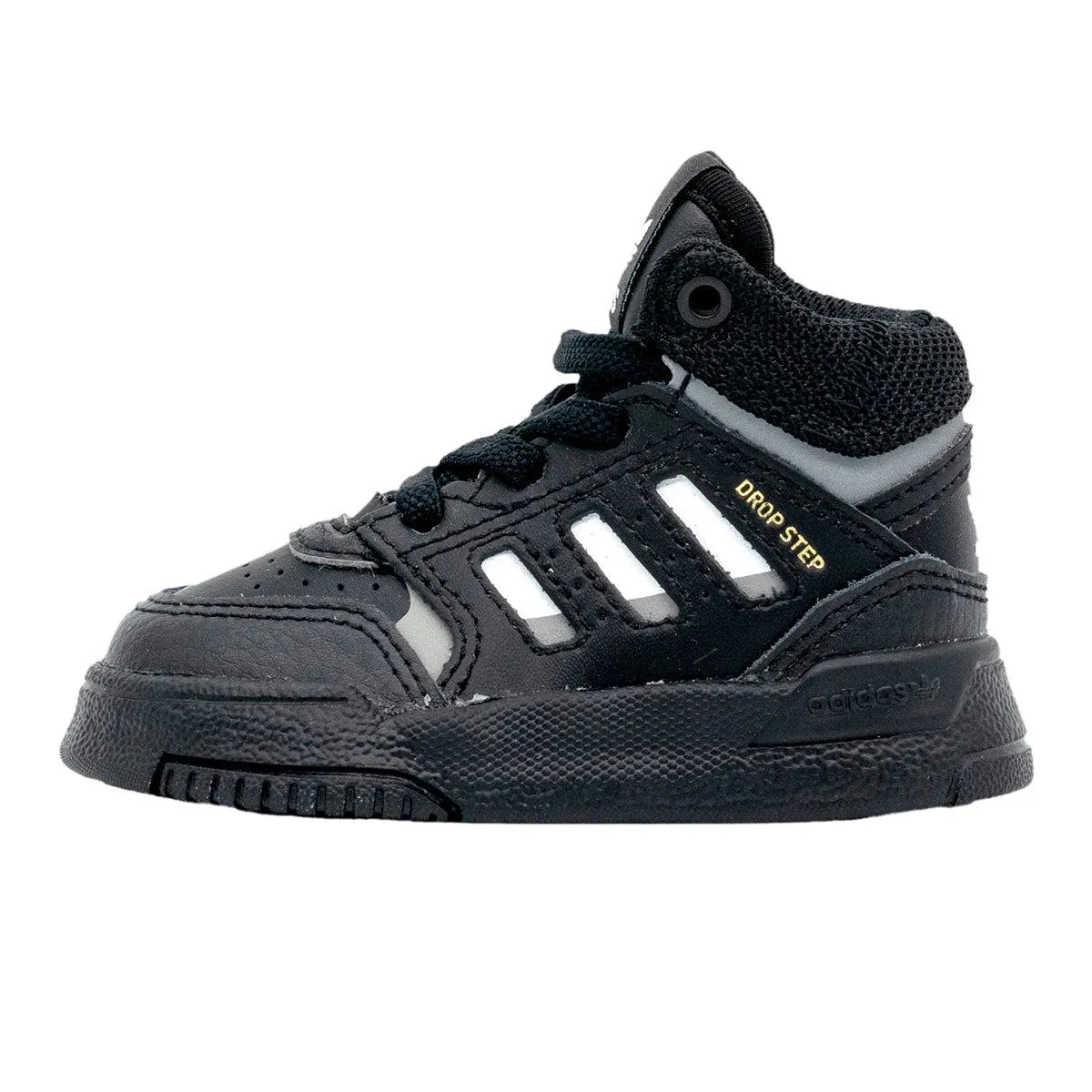 Adidas Originals Drop Step Sneakers Leather Black Colour For Kids