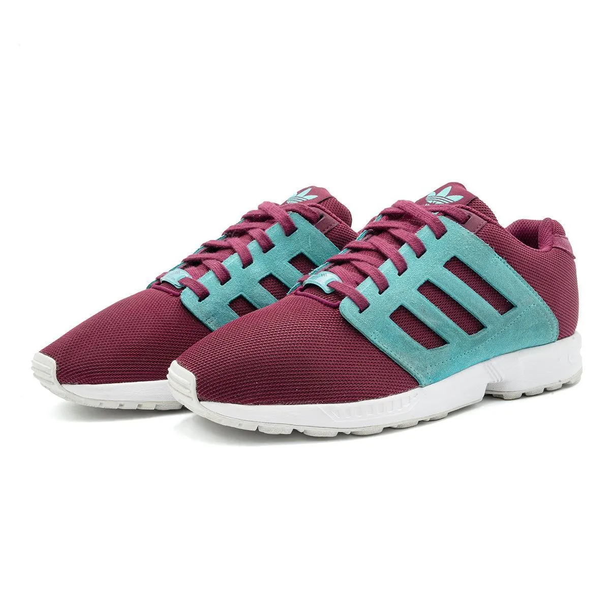 Adidas Zx Flux Gr 40.5 Sport Shoes Fabric Pink Colour For Men