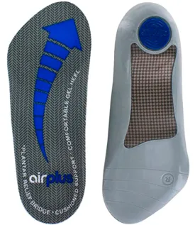 Airplus Plantar Fasciitis Orthotic Shoe Insole for Extra Cushioning and Pain Relief