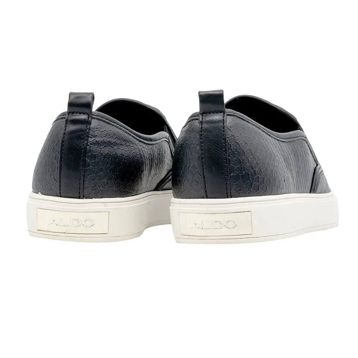 Aldo Jille Slip On Low-Top Sneakers Leather Black Colour For Women