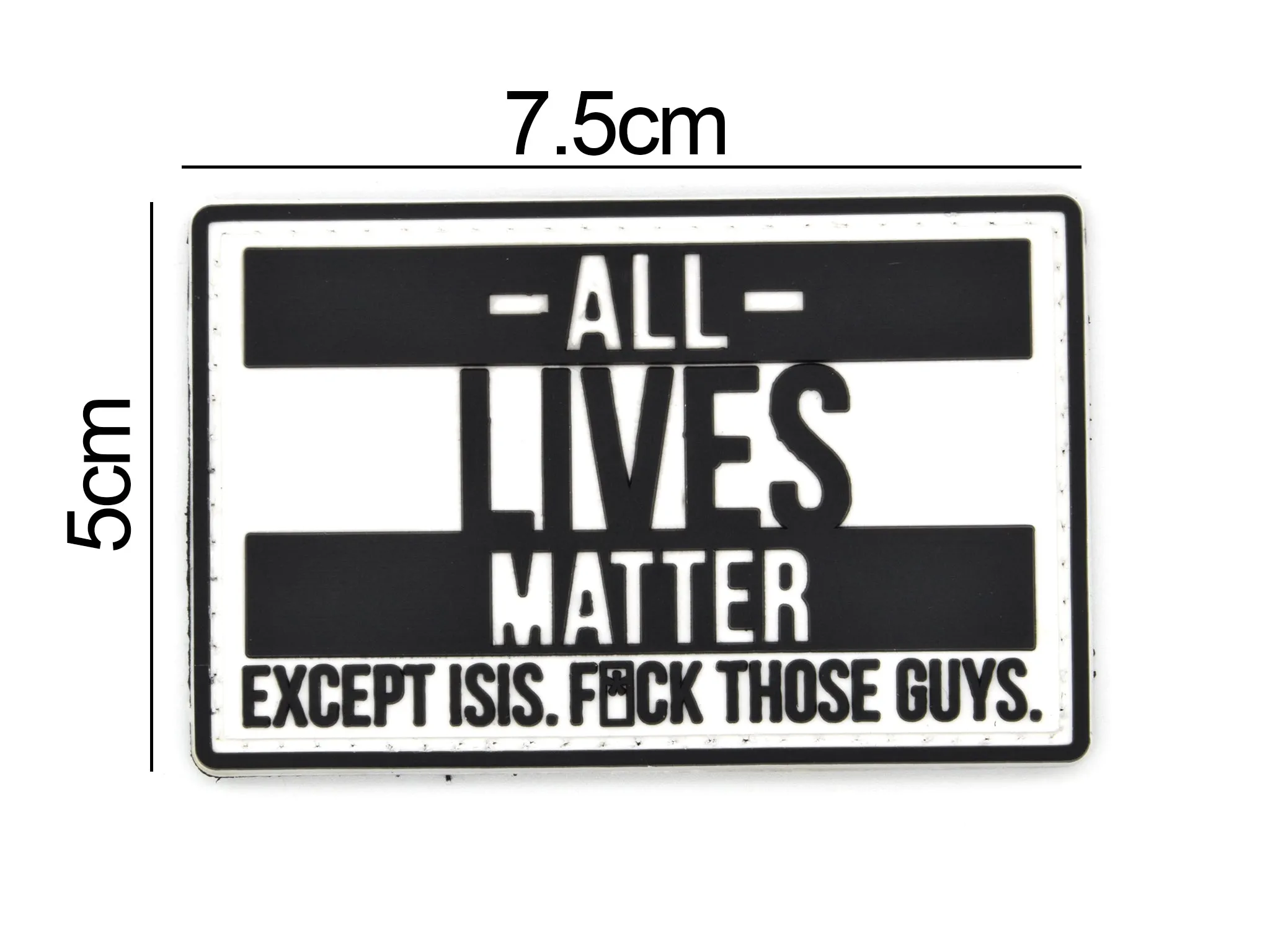 All Lives Matter Except ISIS Patch