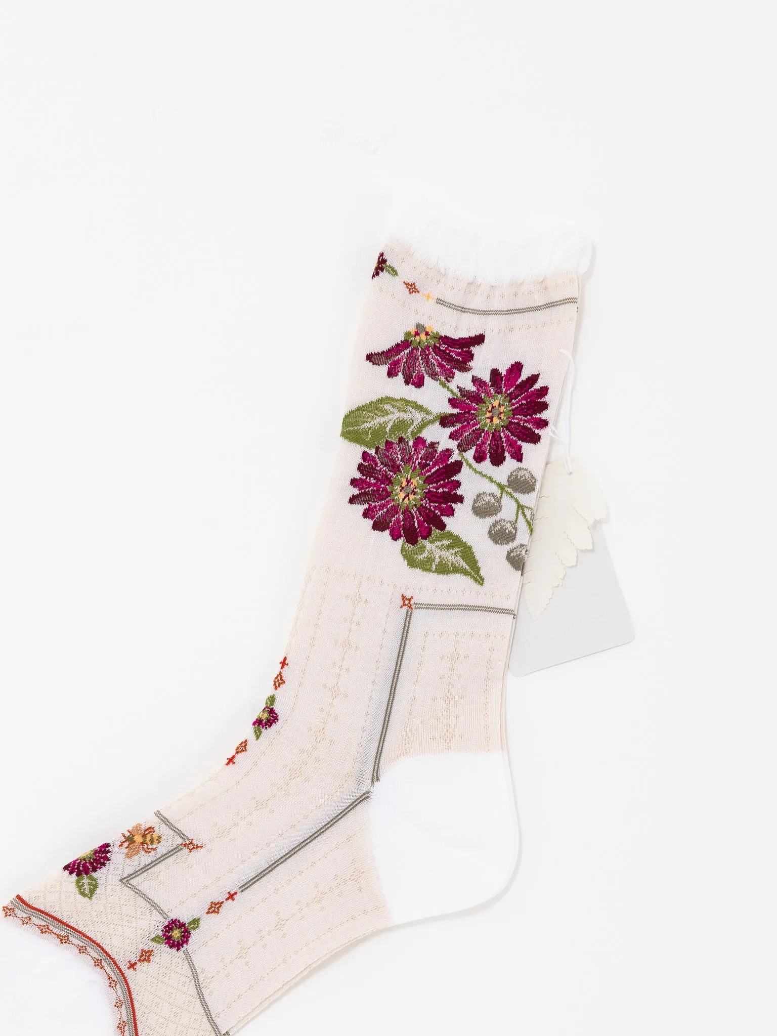 Antipast Gerbera Socks, White