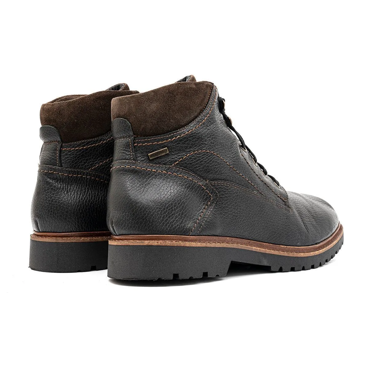 Bama Ankle Boots Leather Black Colour For Men