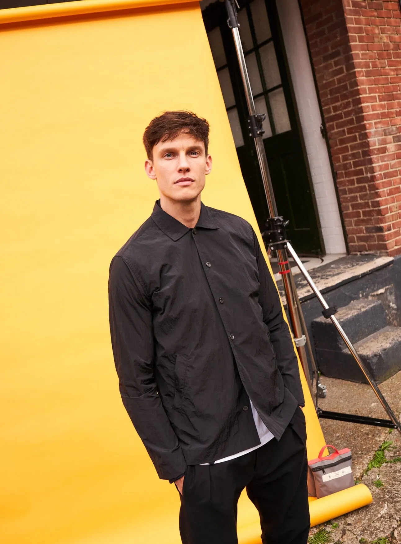 Black Neem Bomber Sorona Rain Jacket