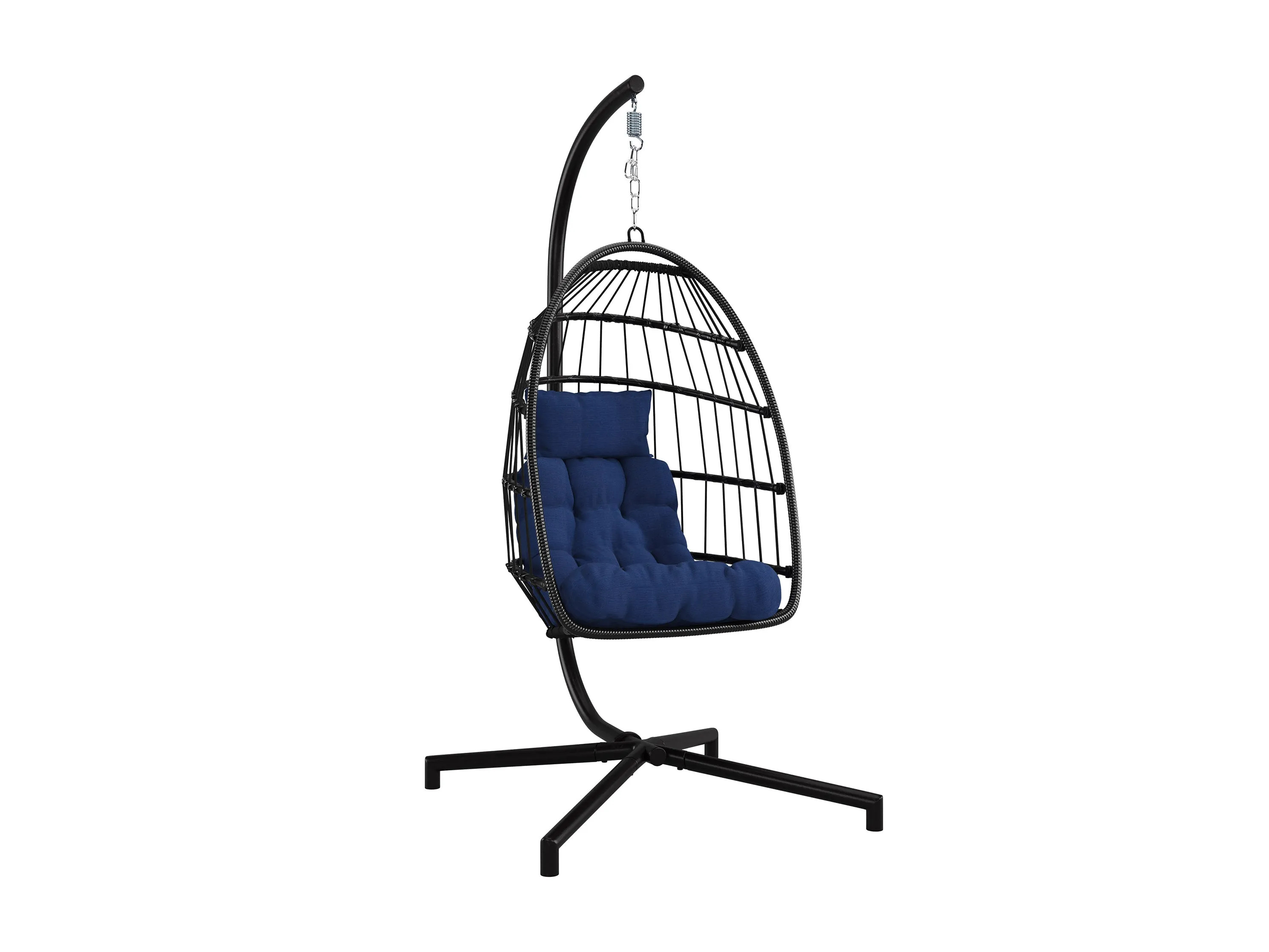 Blue Hanging Egg Chair