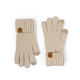 Britts Knits gloves oatmeal (cream)