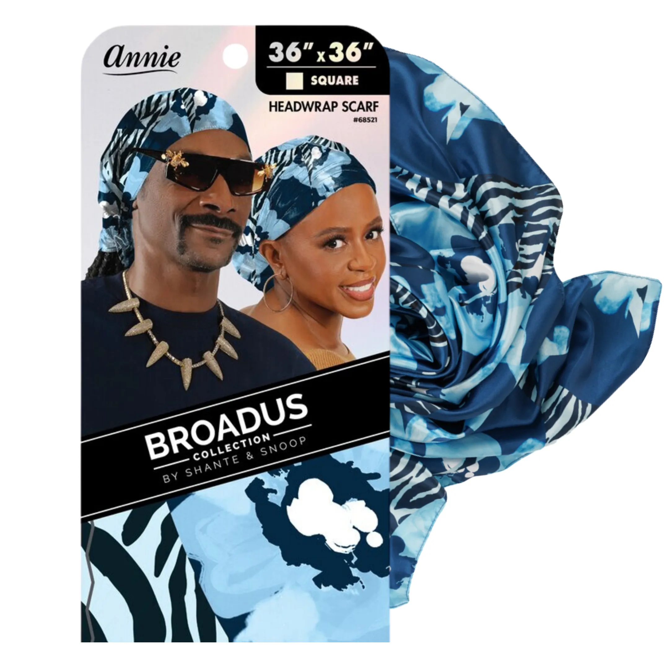 Broadus Collection Scarf by Shante & Snoop Dogg, Zebra