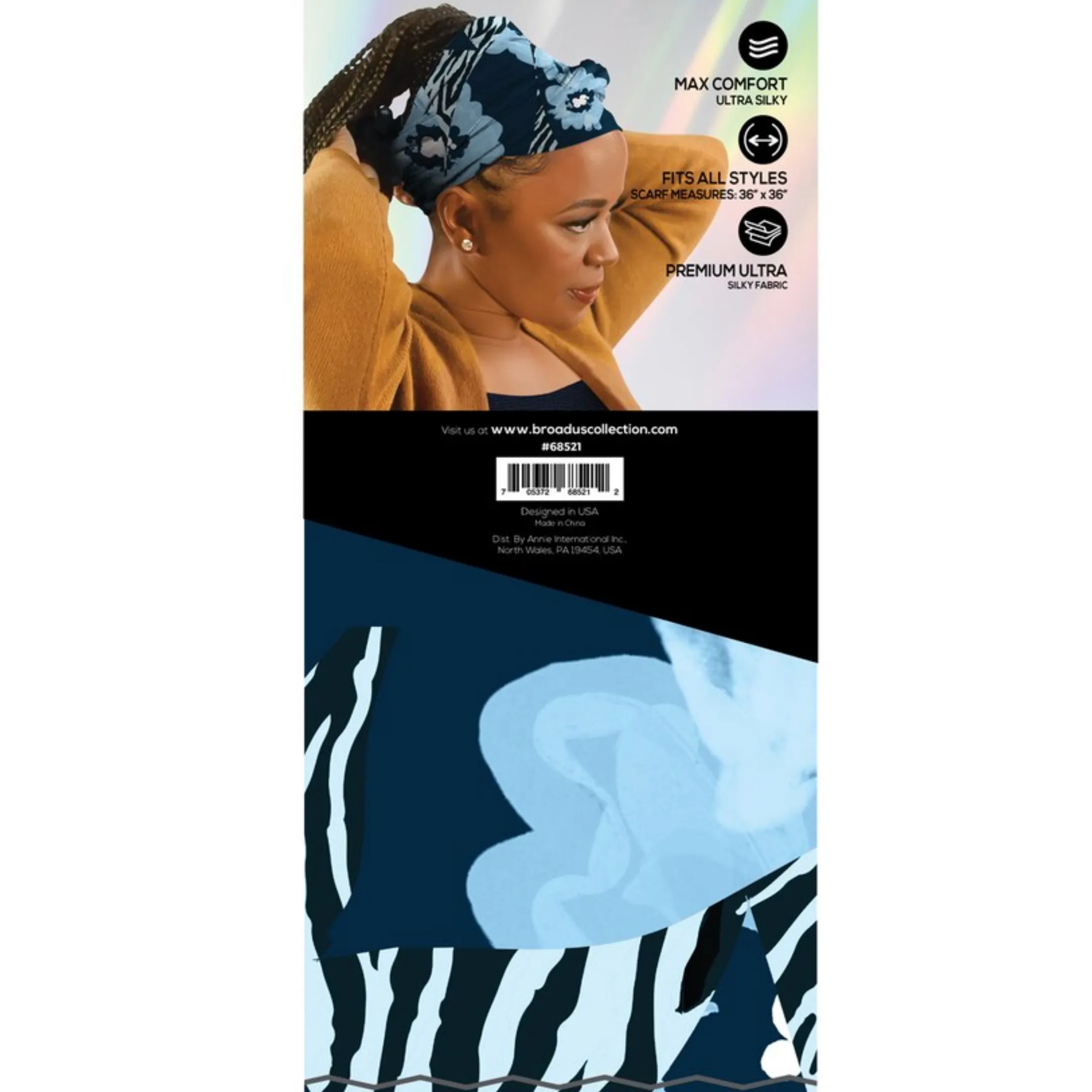 Broadus Collection Scarf by Shante & Snoop Dogg, Zebra