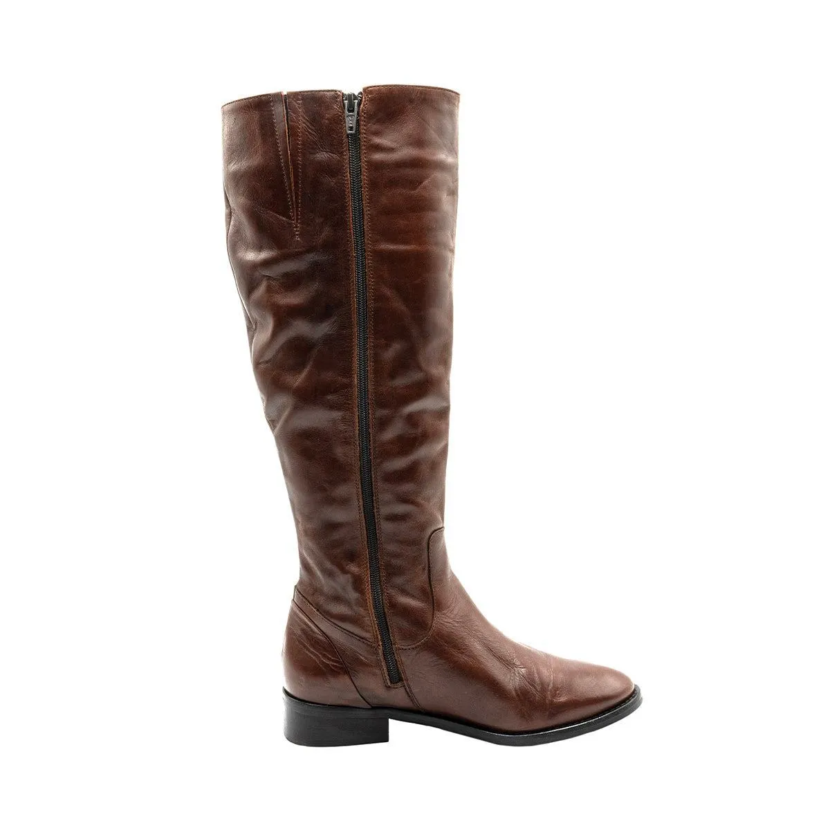 Buffalo Ankle Boots Leather Brown Colour For Women