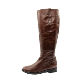 Buffalo Ankle Boots Leather Brown Colour For Women