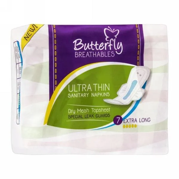 BUTTERFLAY BREATHABLES DRY MESH TOPSHEET 7EXTRA LONG