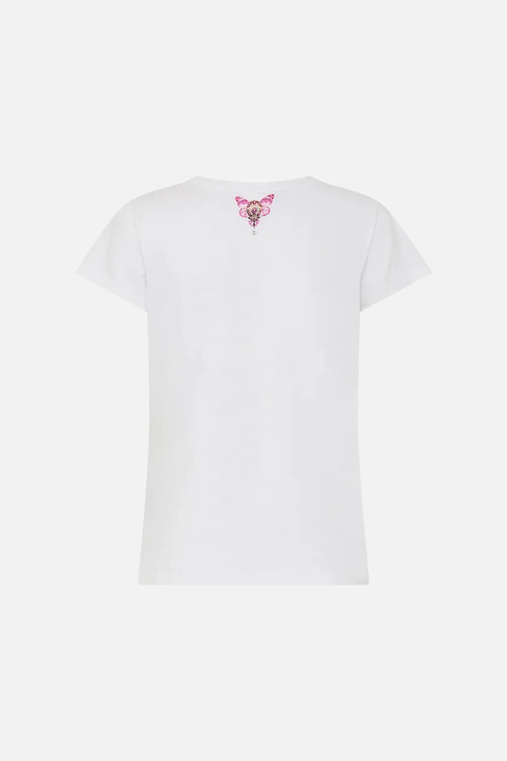 CAMILLA | BOTANICAL NOVELLA SLIM FIT ROUND NECK T-SHIRT