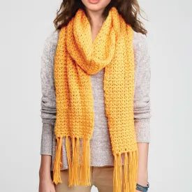 Caron Crochet Straight Up Scarf