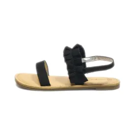 Cat & Jack Flat Sandals Suede Black Colour For Kids