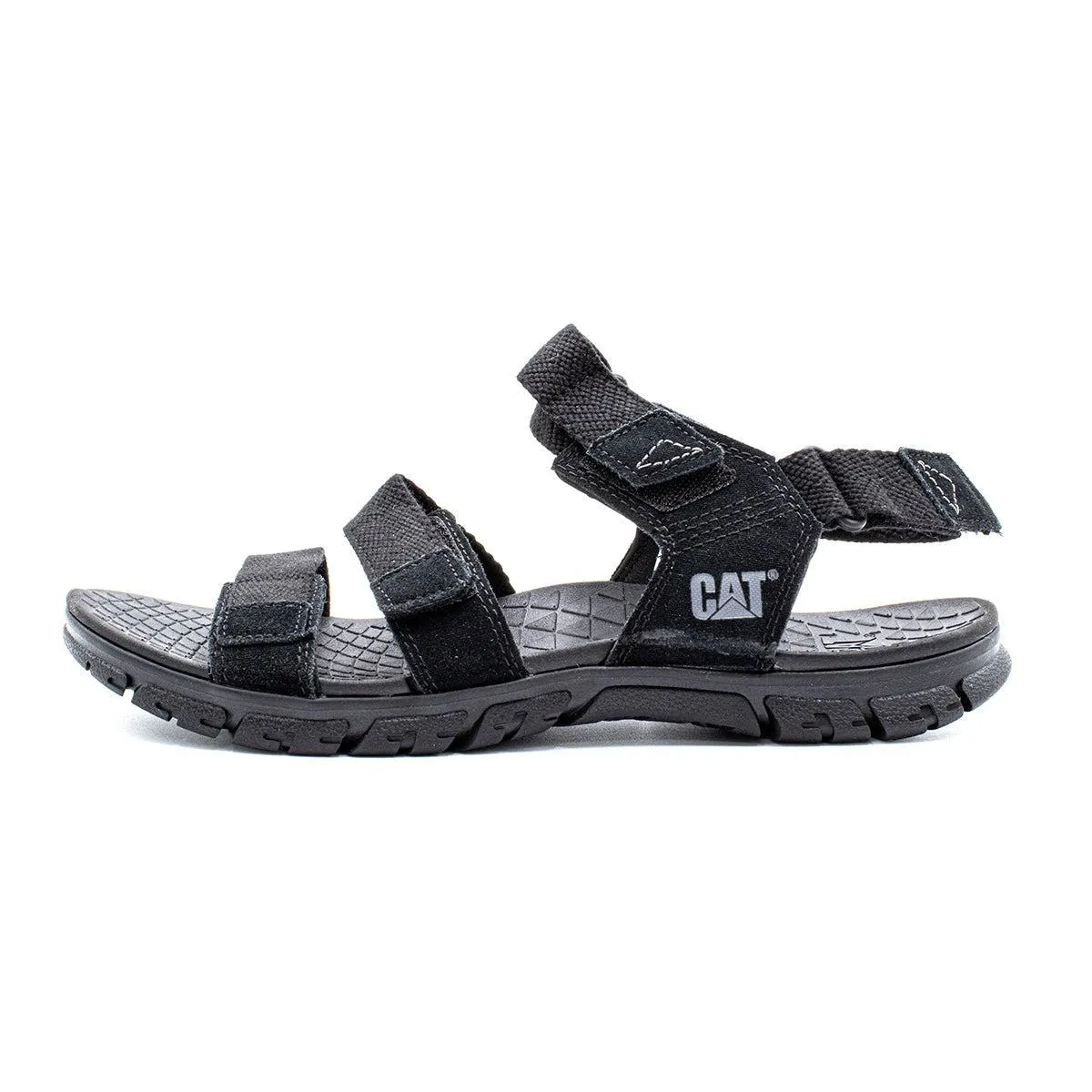 Caterpillar Apparatus Strap Casual Sandals Fabric Black Colour For Men