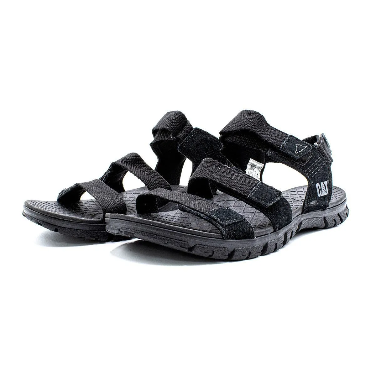 Caterpillar Apparatus Strap Casual Sandals Fabric Black Colour For Men