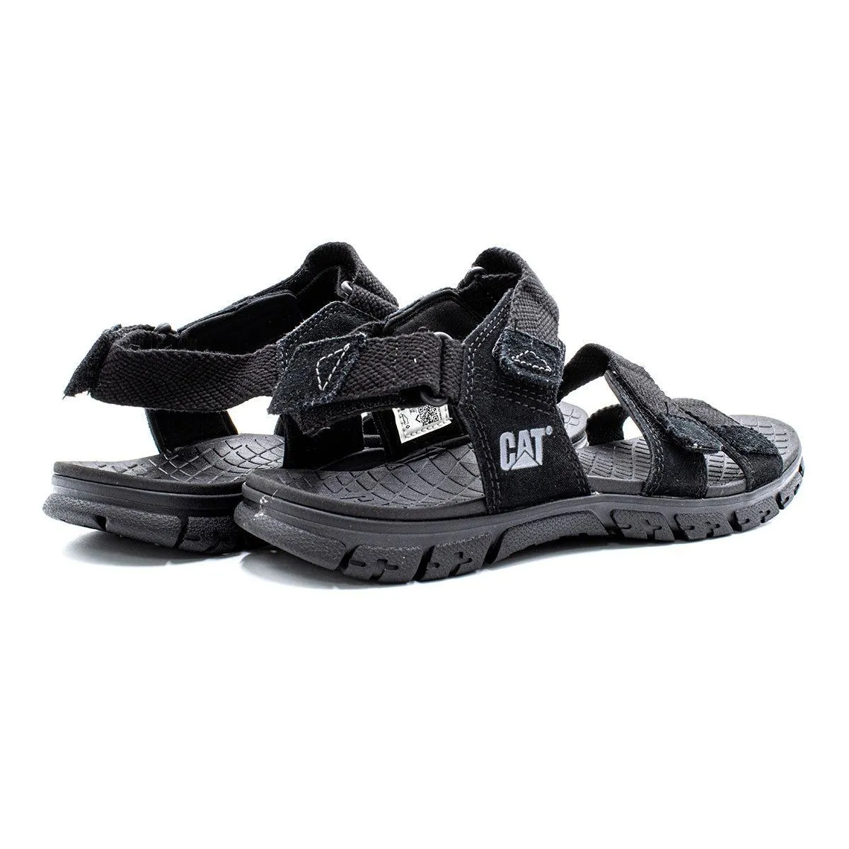 Caterpillar Apparatus Strap Casual Sandals Fabric Black Colour For Men