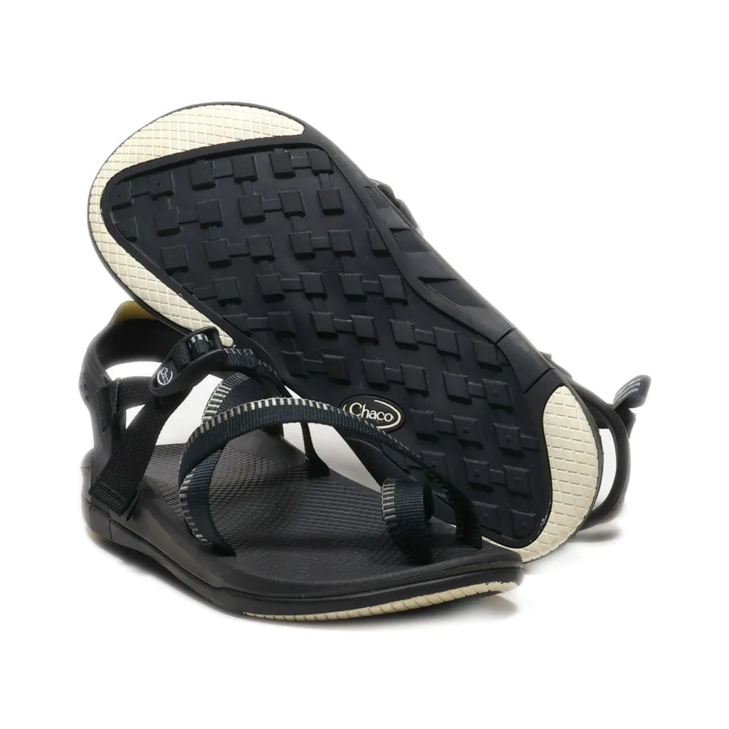 Chaco Casual Sandals Leather Black Colour For Men