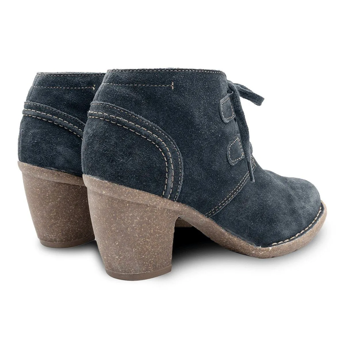 Clarks Ankle Boots Suede Blue Colour For Women