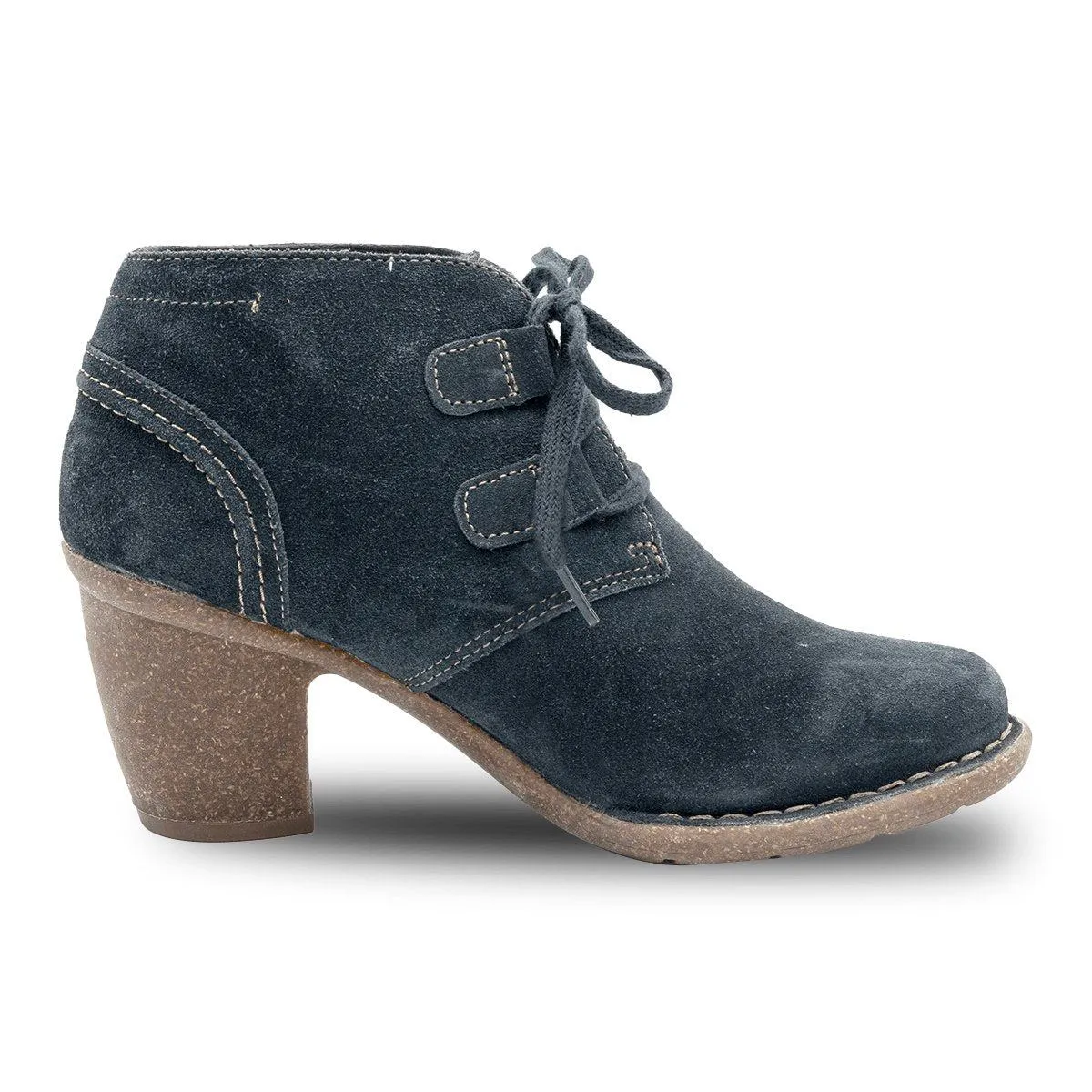 Clarks Ankle Boots Suede Blue Colour For Women