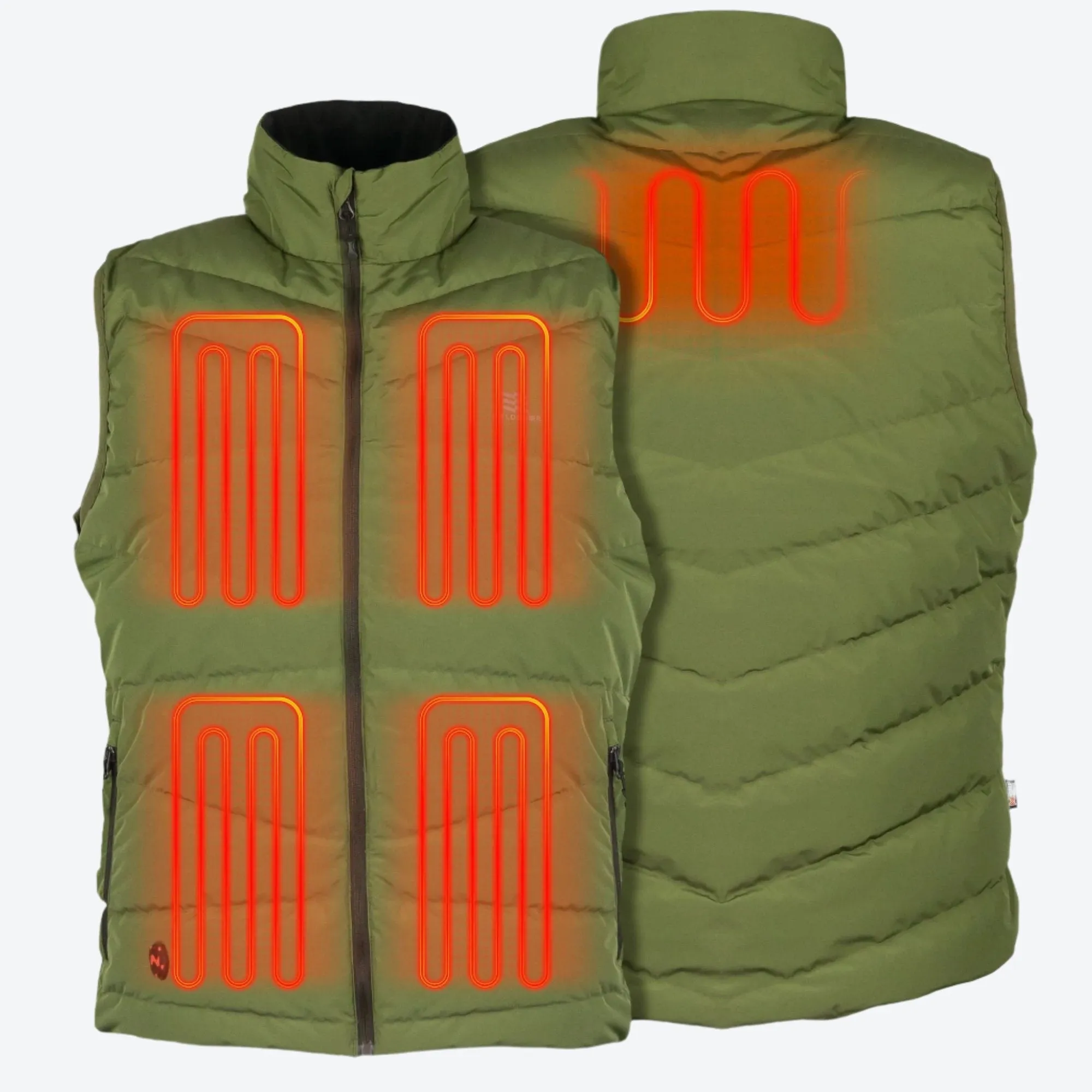 Crest Heated Down Vest Men's