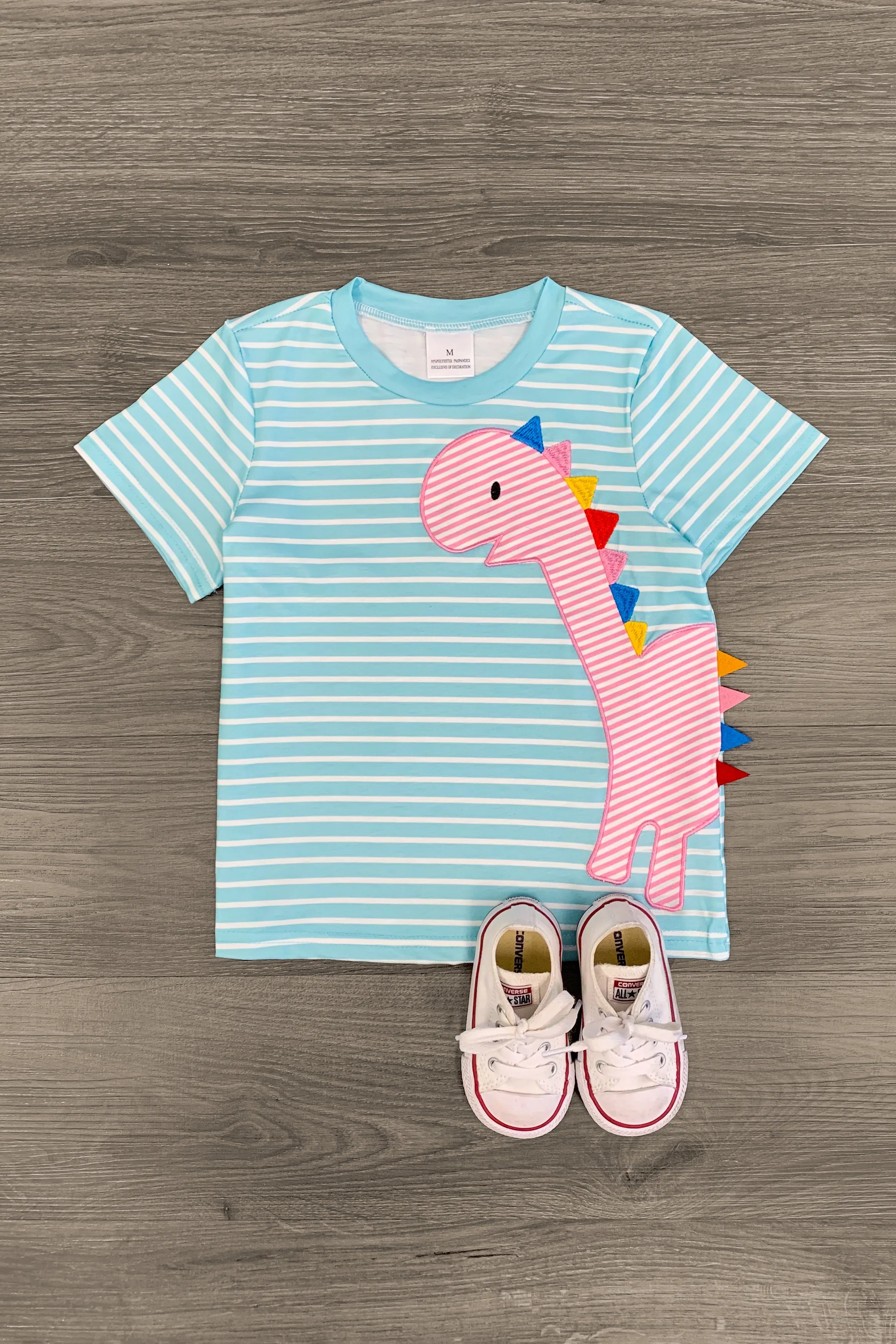 Dinosaur Striped Top