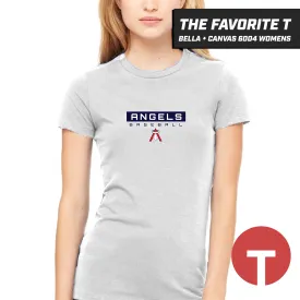 East Cobb Angels - LOGO 3 - Bella Canvas 6004 Womens "Favorite T"