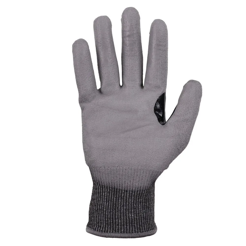 Ergodyne 18066 #7071 12-pair 2XL Gray ANSI A7 PU Coated CR Gloves