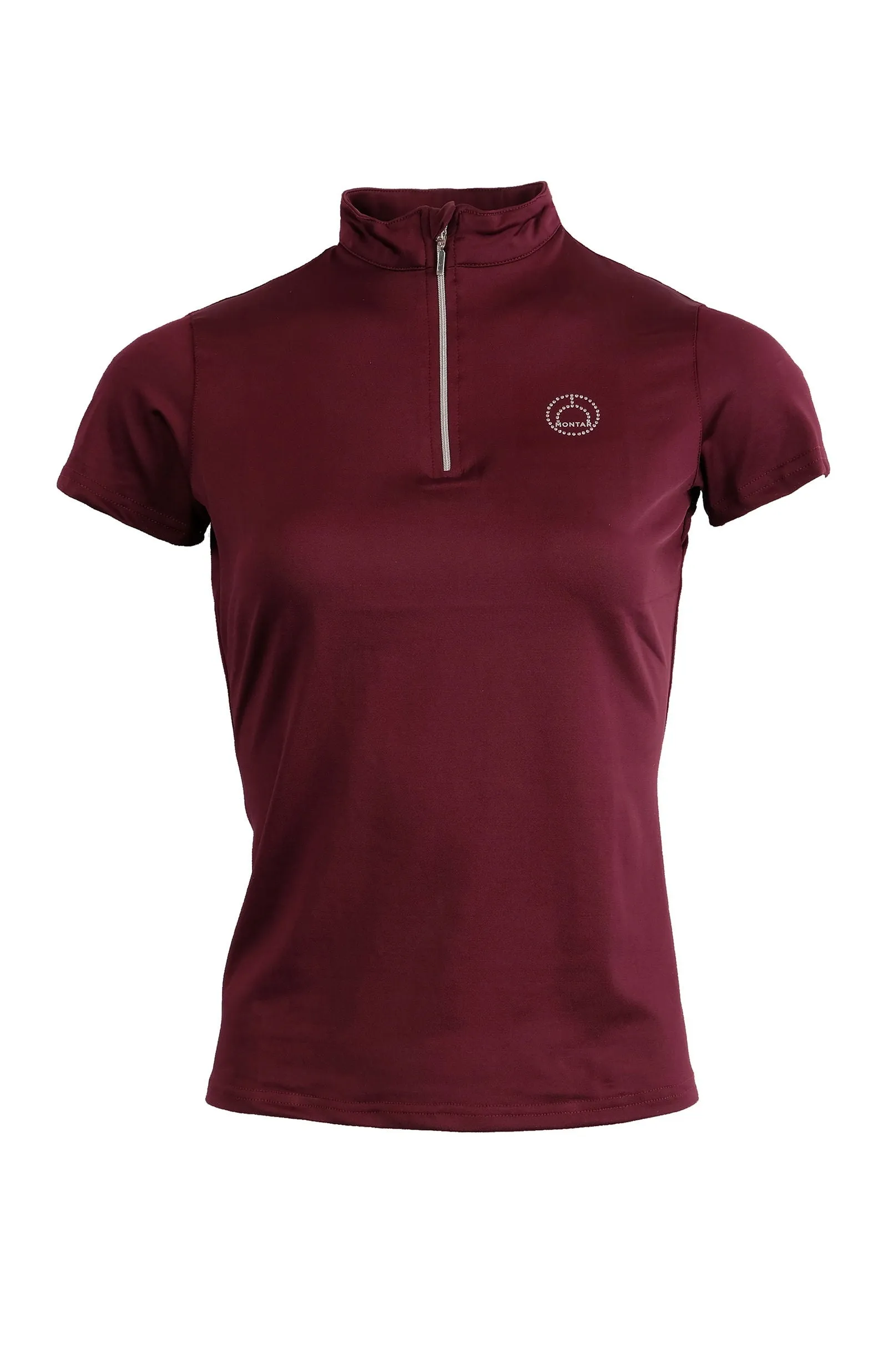 Everly Mon-Tech Polo - Plum