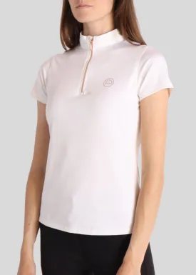 Everly Mon-Tech Polo Rosegold - White