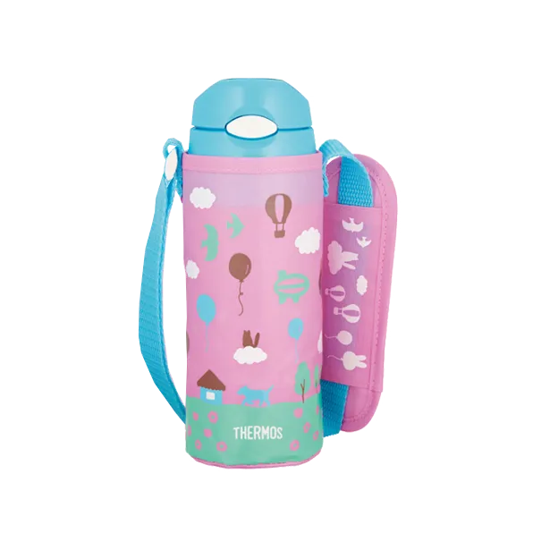 FHL-401 400ml Ultra Light Straw Bottle with Pouch