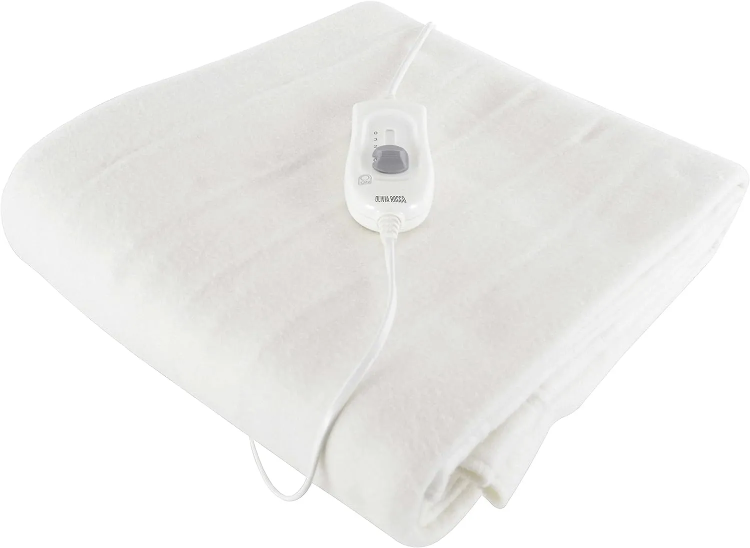 Heated Electric Blanket with 3 Heat Settings Overheat Protection Fast Heat-Up in Single Double King Sizes Perfect for Winter by OLIVIA ROCCO