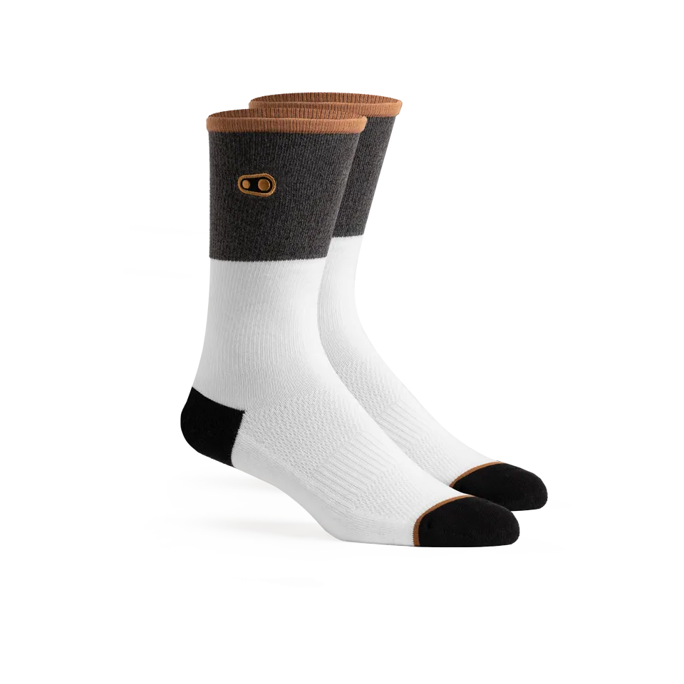 Icon Casual Sock - White/Grey/Gum