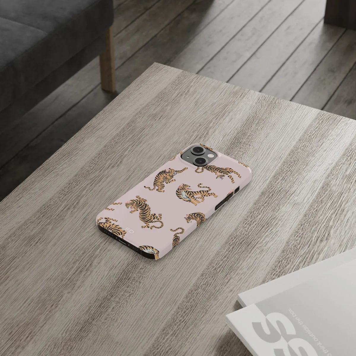 Leopard with Roses Slim Case for iPhone