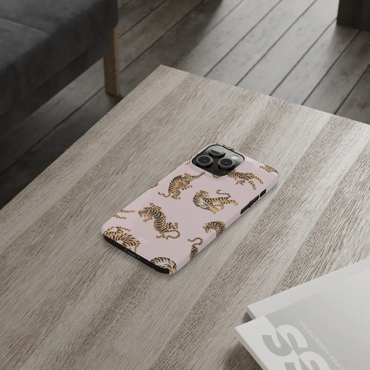 Leopard with Roses Slim Case for iPhone