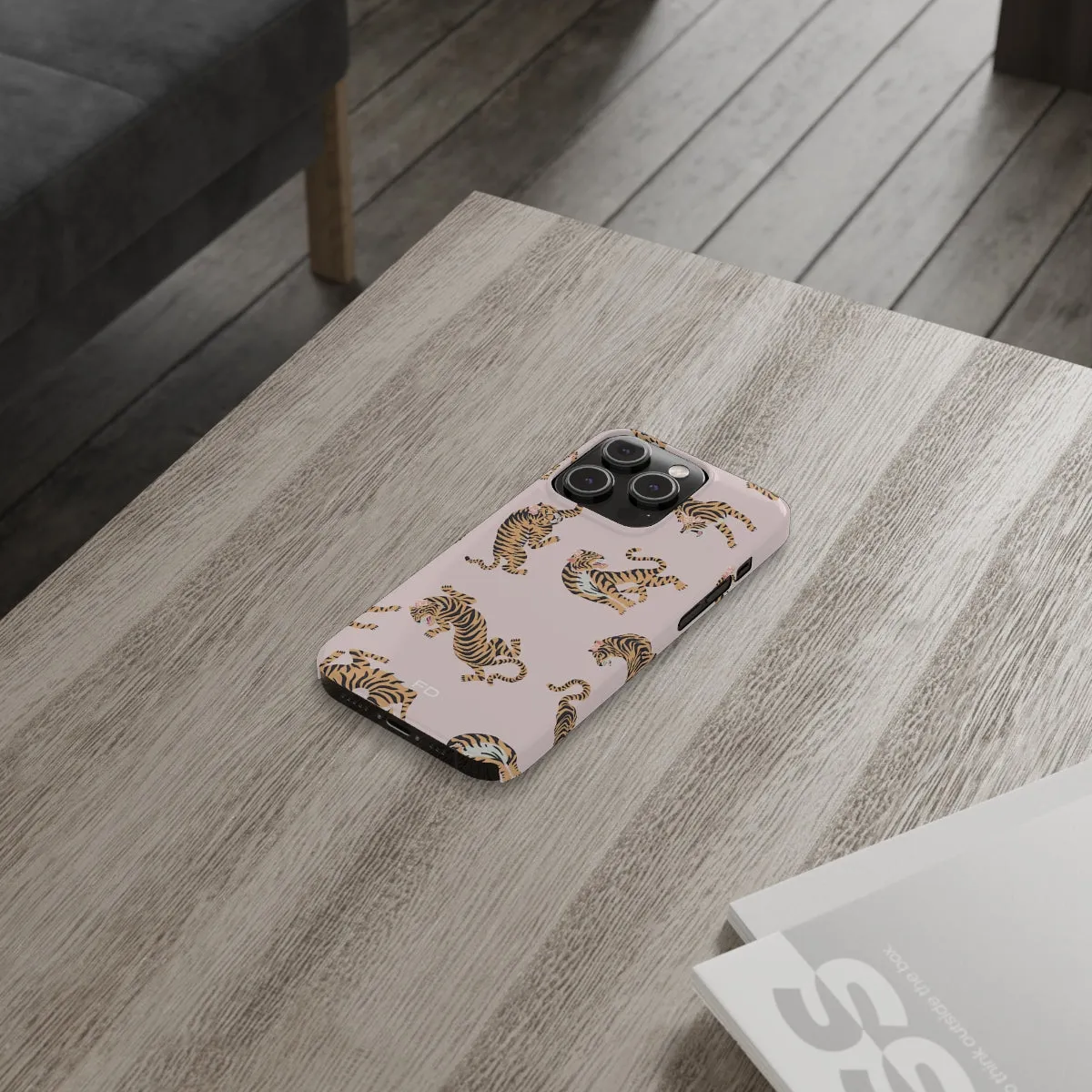 Leopard with Roses Slim Case for iPhone