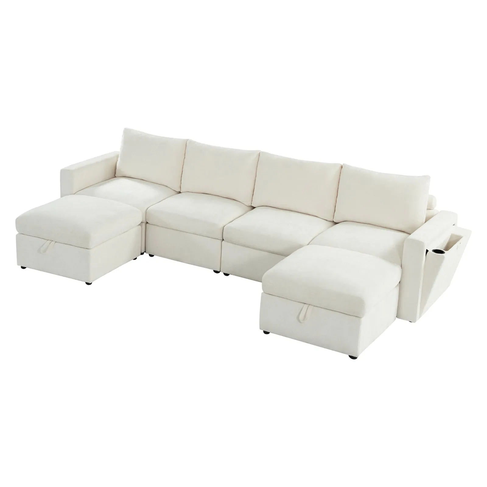 Martin Versatile Modular Comfortable Sectional Sofa with Hidden Storage