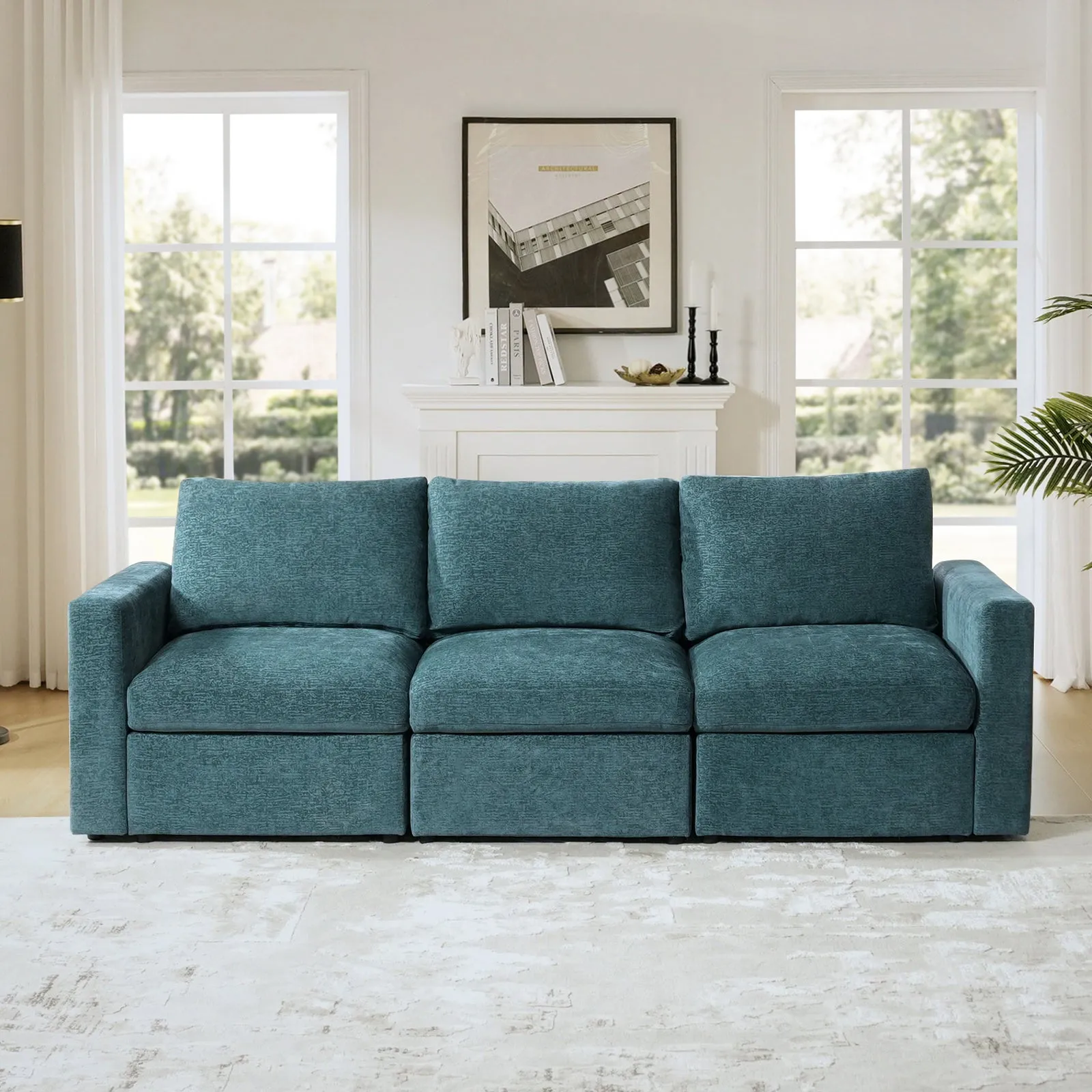 Martin Versatile Modular Comfortable Sectional Sofa with Hidden Storage