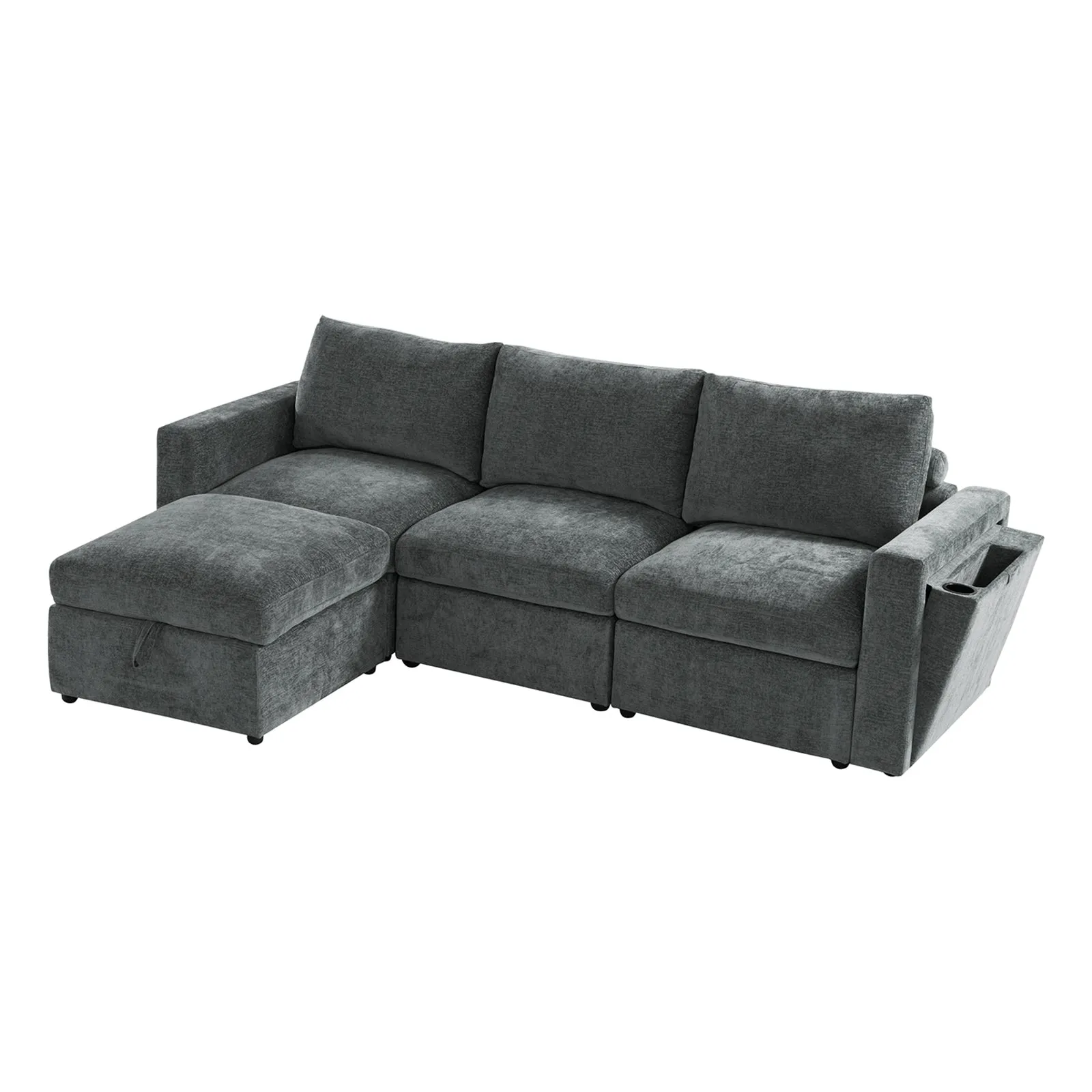 Martin Versatile Modular Comfortable Sectional Sofa with Hidden Storage