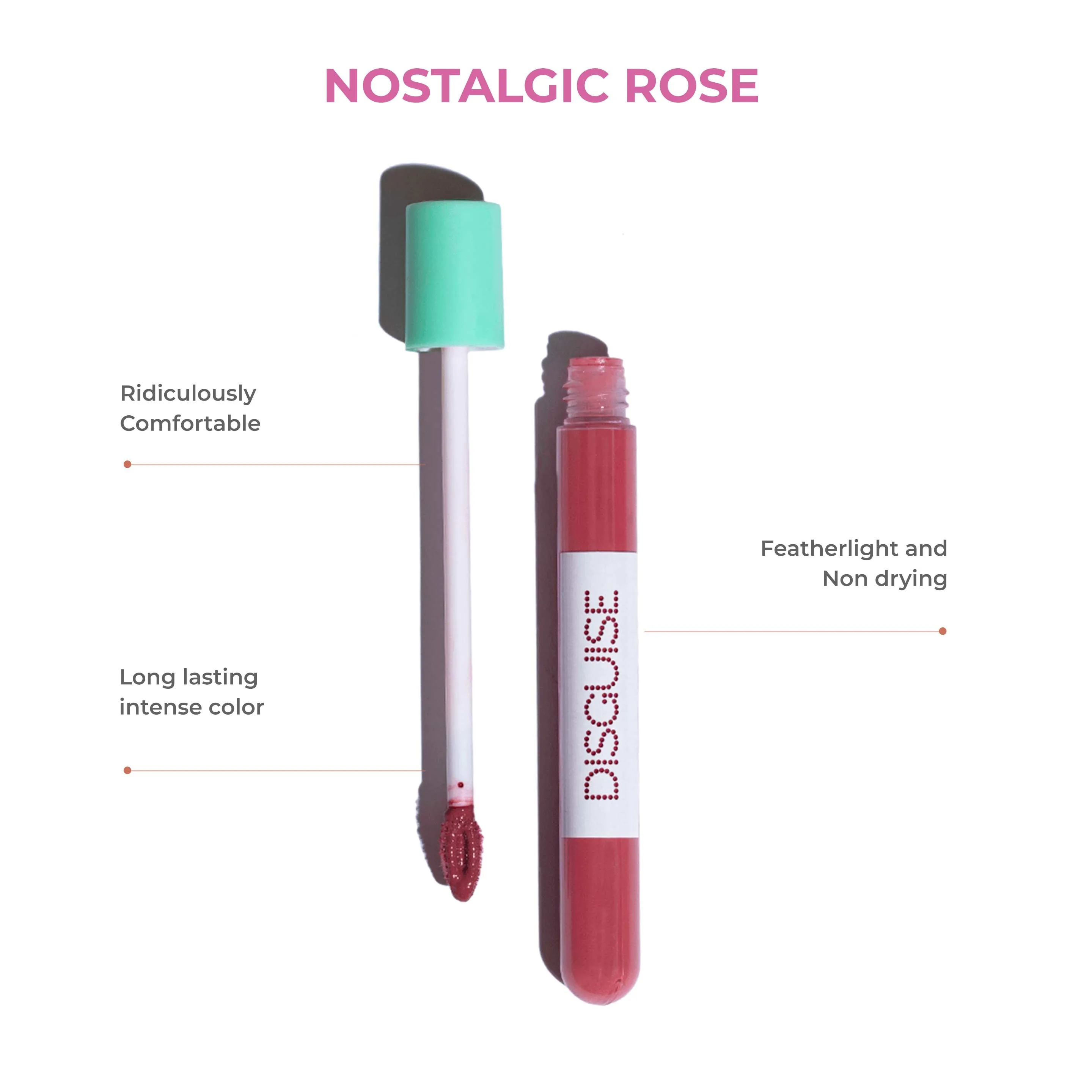 MATTE LIQUID LIP CREAM Nostalgic Rose 32 | FEATHER LIGHT | SUPER COMFORTABLE | LONG LASTING