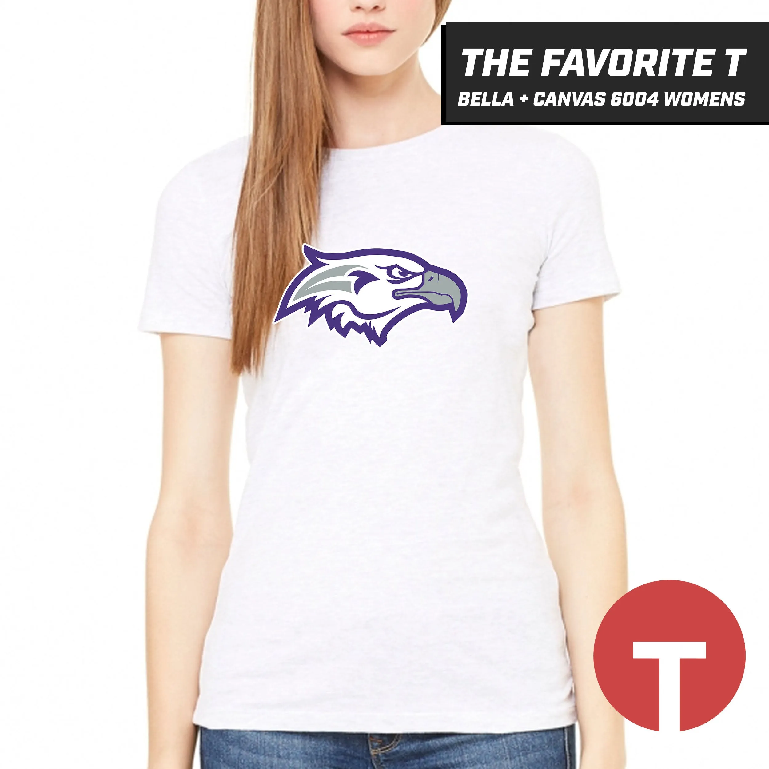 MC Eagles - Bella Canvas 6004 Womens "Favorite T"