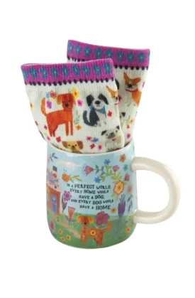 Mug & Socks Set Every Dog  Has a Home