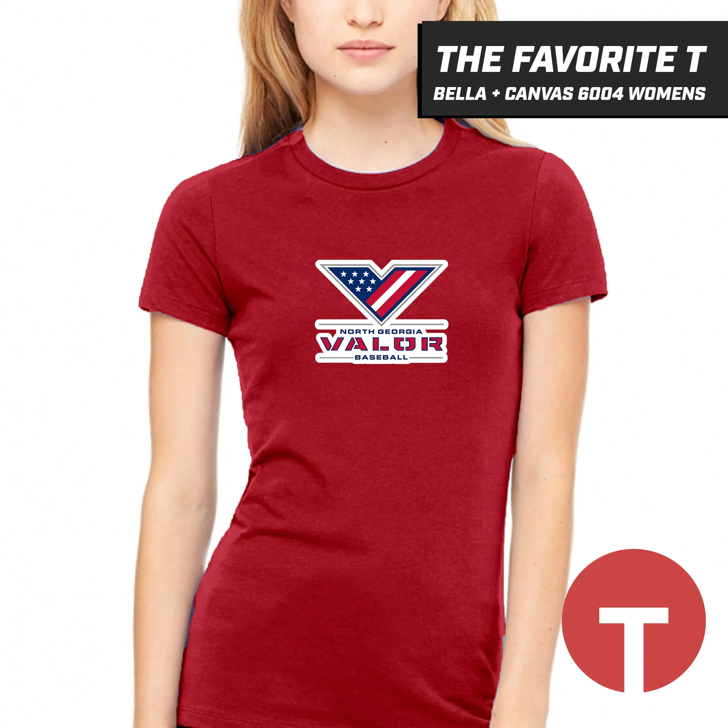 North Georgia Valor - Bella Canvas 6004 Womens "Favorite T"