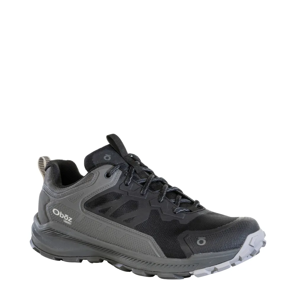 Oboz Men's Katabatic Low Waterproof Hiker in Charcoal