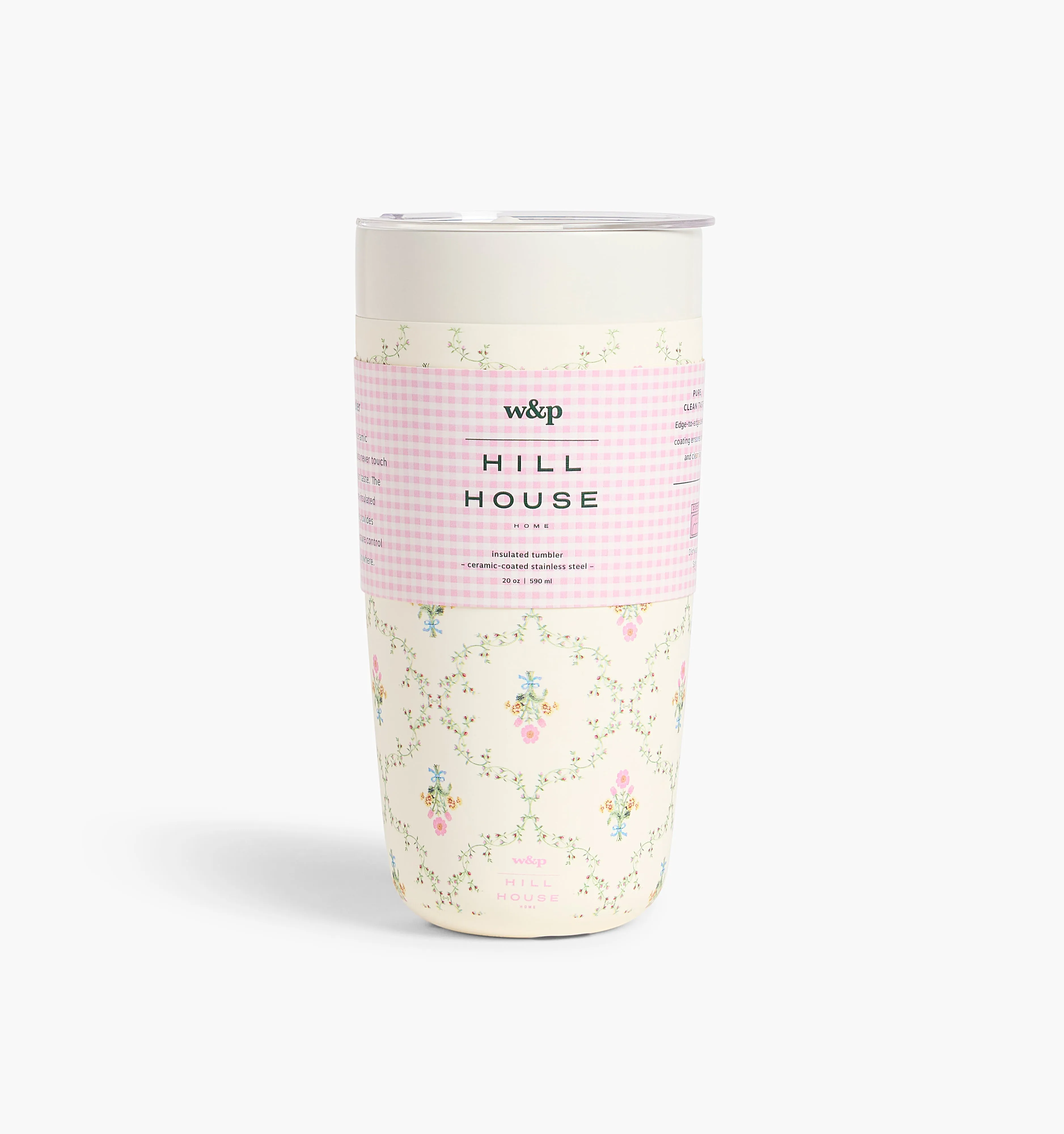 Porter Insulated Tumbler - Pastel Trellis