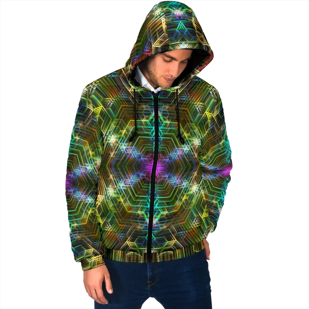 PSYCHEDELIA GOLDEN 4RT DIMENSION | MENS WINTER HOODIE JACKET | YANTRART