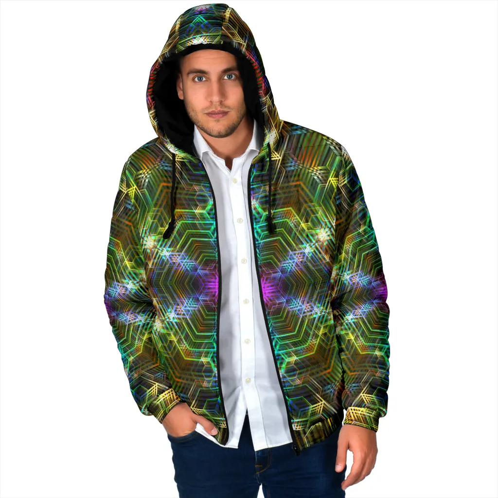 PSYCHEDELIA GOLDEN 4RT DIMENSION | MENS WINTER HOODIE JACKET | YANTRART